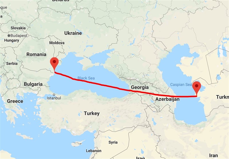 گزارش تسنیم |  کریدور غیرایرانی - دریای خزر - دریای سیاه - محور جدید ادغام عشق آباد و بخارست - اخبار بین الملل تسنیم |  تسنیم