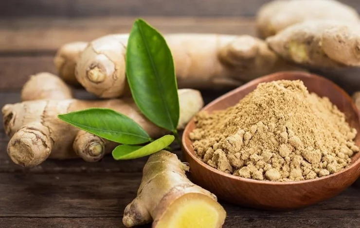 Belly and side slimming with ginger