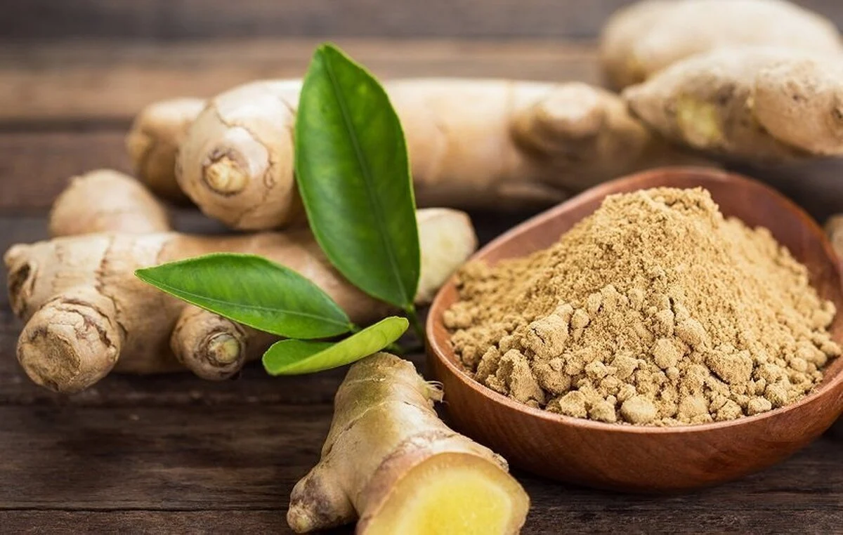 Belly and side slimming with ginger