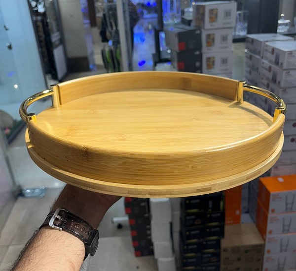 سینی پذیرایی چوبی